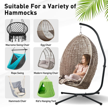 Hammock Steel Stand Only C-Stand - 300 Pound Capacity