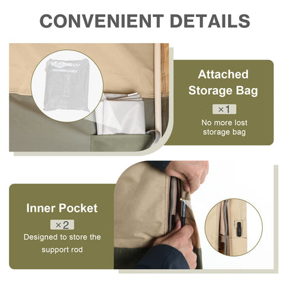 Patio Umbrella Cover for 7-10ft Cantilever Umbrella