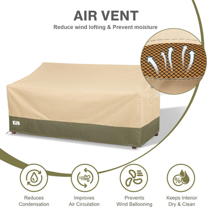 Patio Sofa Cover for 3-Seater Sofa/ Loveseat/ Bench