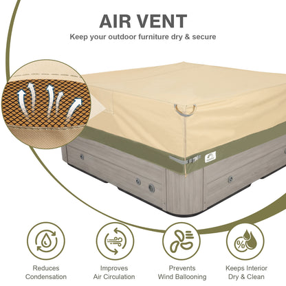 Outdoor Square Hot Tub Cover