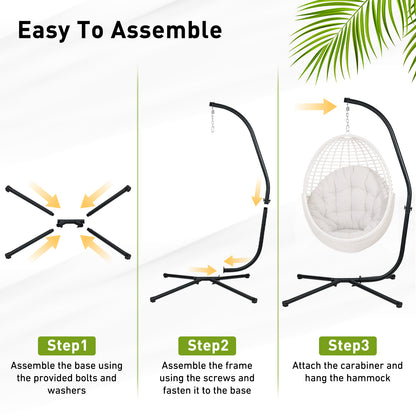 Hammock Steel Stand Only C-Stand - 300 Pound Capacity