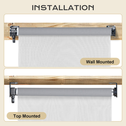 5% Openness Solar Fabric Roller Sun Shade, Cordless 95% UV Protection Blinds