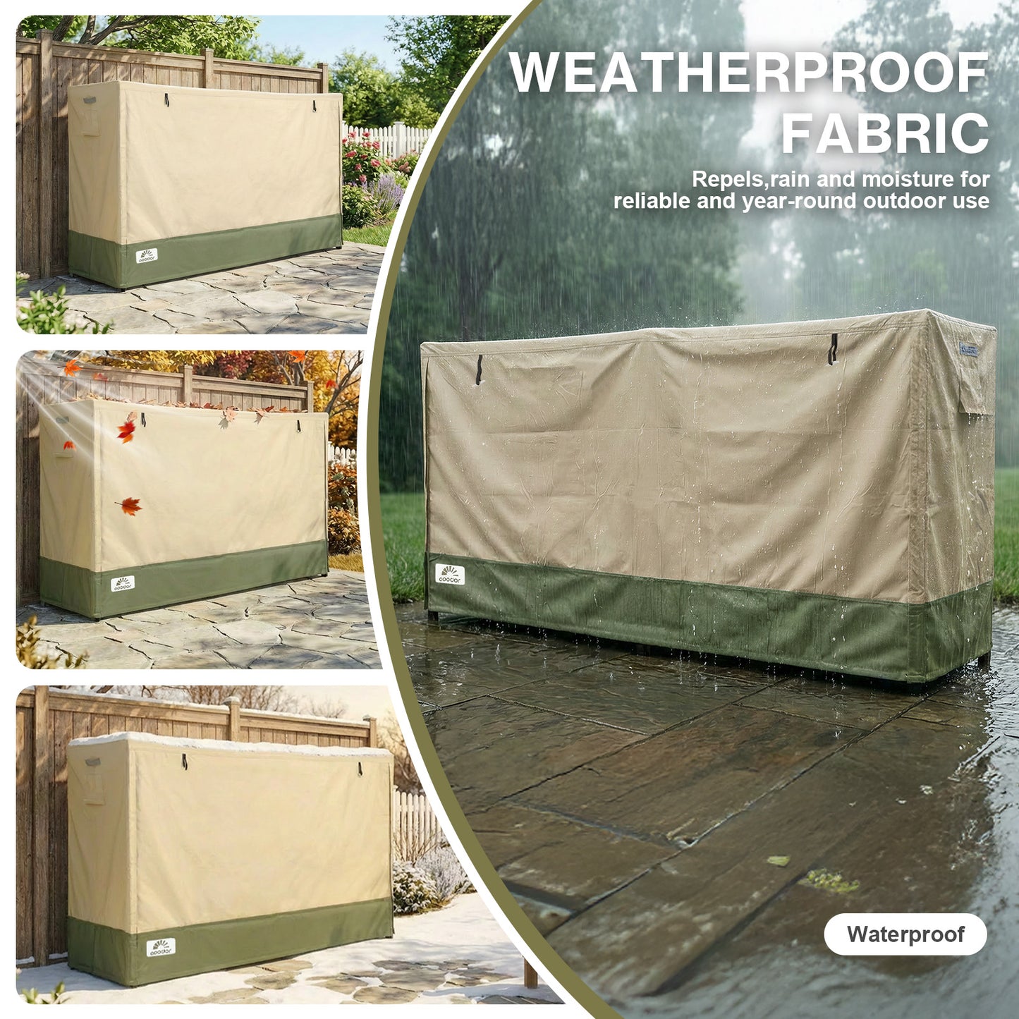 Outdoor Firewood Rack Cover