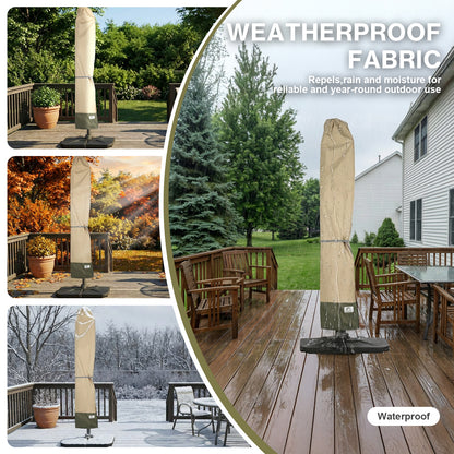 Patio Umbrella Cover for 7-10ft Cantilever Umbrella
