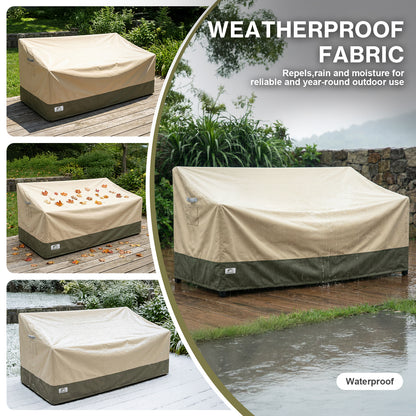 Patio Loveseat Cover for 2-Seater Sofa/ Loveseat/ Bench