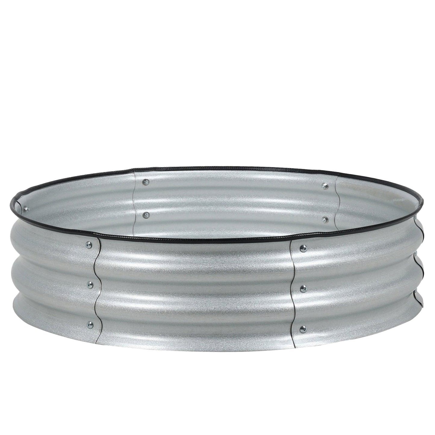 9'' Tall Raised Garden Bed 30'' Round - Outdoor Garden Planter Box Aoodor