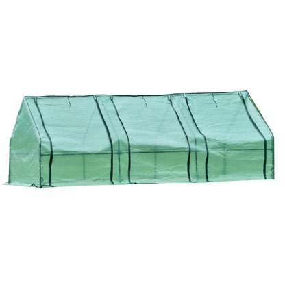 9 ft. x 3 ft. x 3 ft. Mini Greenhouse with 3 Zipper Doors, Water Resistant UV Protected Aoodor