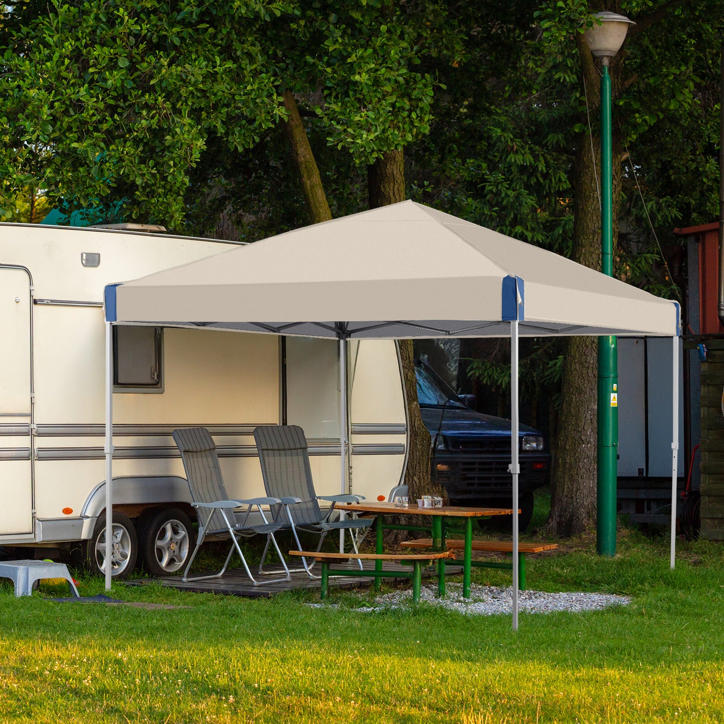 10x10/12x12 ft. Pop Up Canopy Tent with Roller Bag - Aoodor 