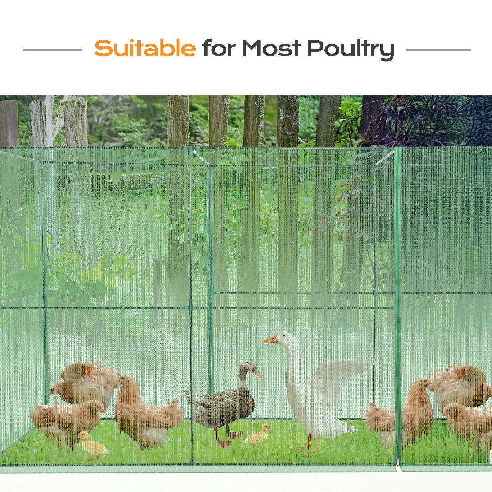 Crop Cage Plant Protection Netting Tent with Zipper for Vegetables Fruits and Plant Greenhouse Aoodor LLC
