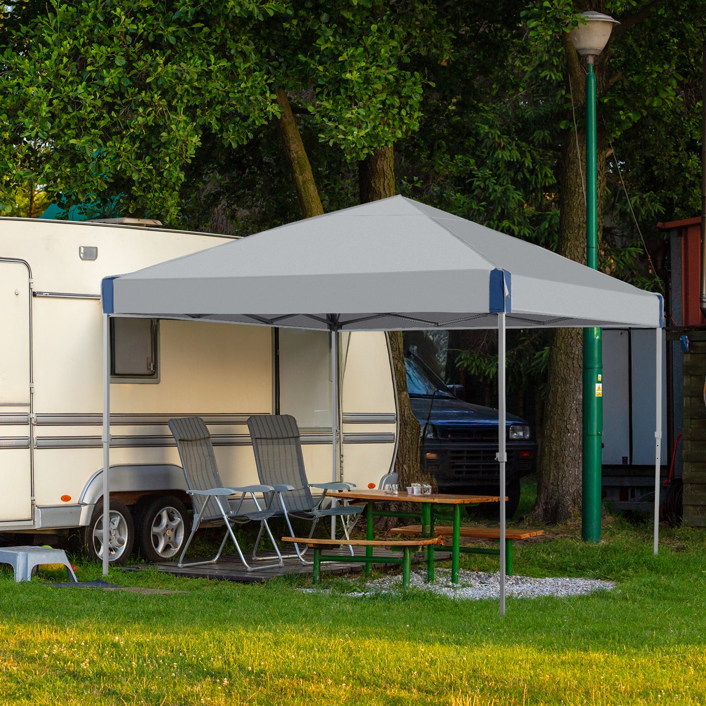 10x10/12x12 ft. Pop Up Canopy Tent with Roller Bag - Aoodor 