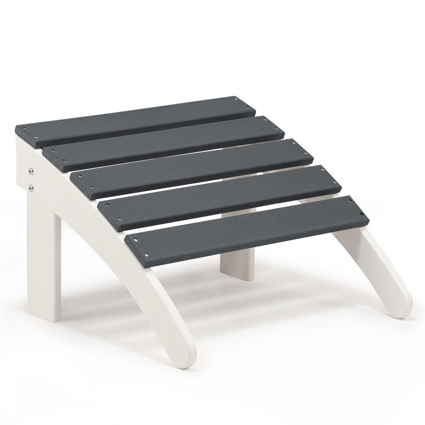 Outdoor Adirondack Ottoman - Weather-Resistant HDPE Patio Footrest for Ultimate Relaxation Aoodor