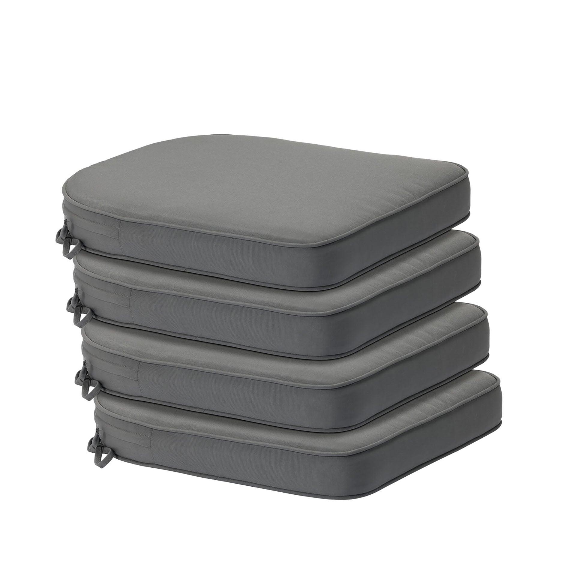Outdoor Chair Cushion Soft and Fade-resistant Polyester Gray Aoodor Aoodor 
