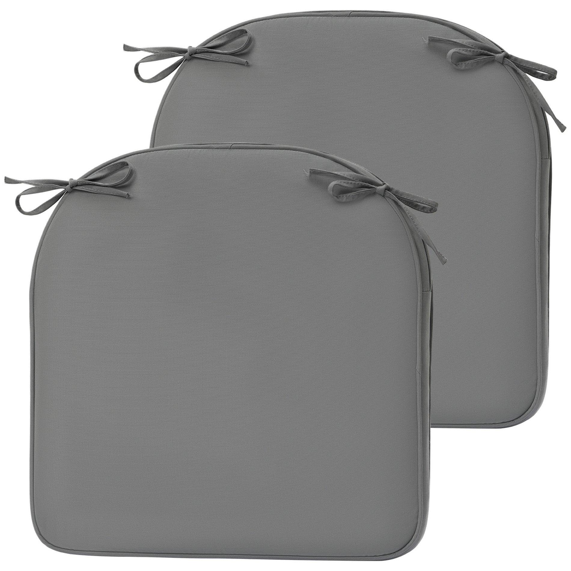 Outdoor Chair Cushion Soft and Fade-resistant Polyester Gray Aoodor Aoodor 