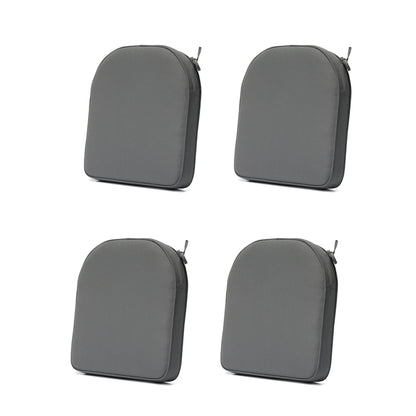 Outdoor Chair Cushion Soft and Fade-resistant Polyester Gray Aoodor