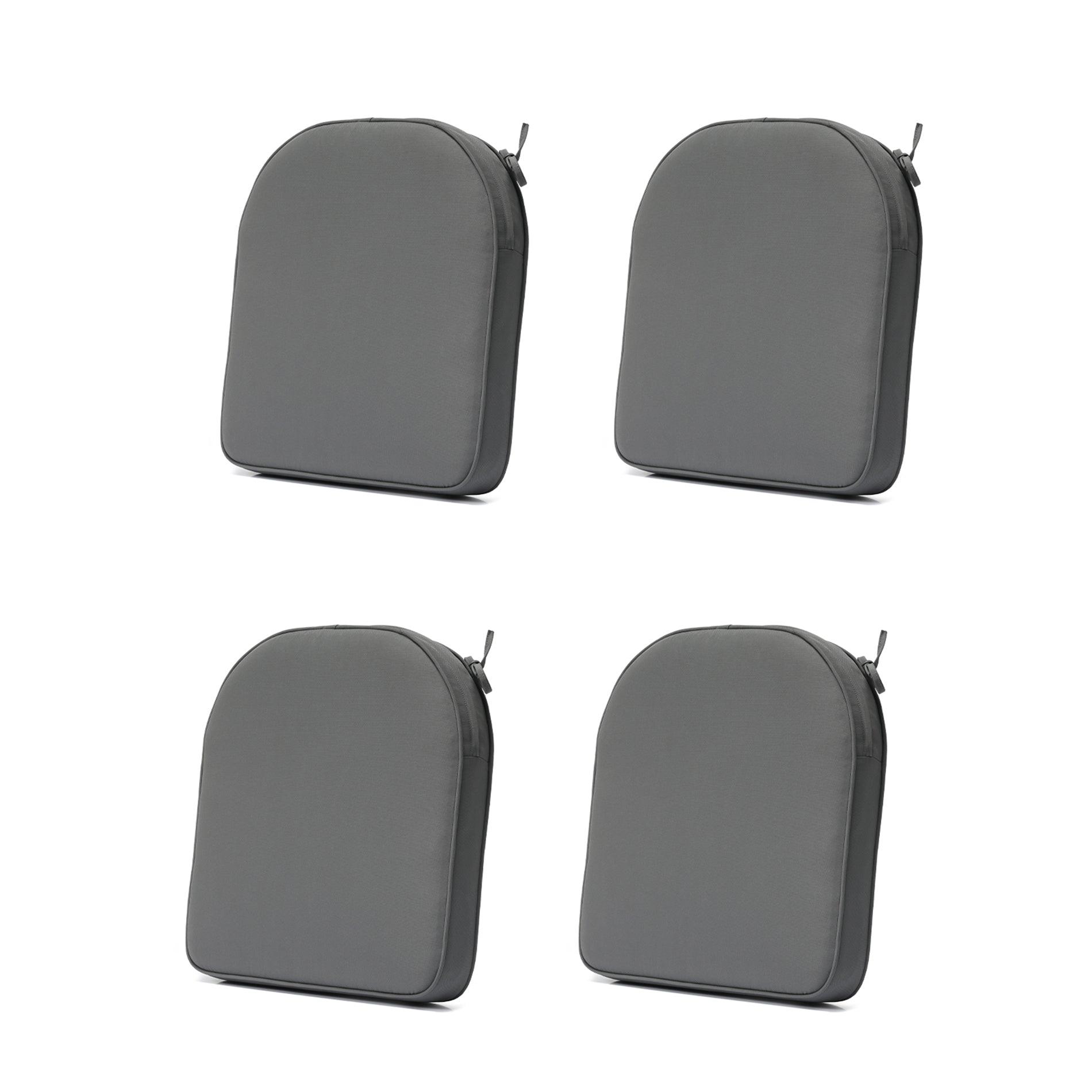 Outdoor Chair Cushion Soft and Fade-resistant Polyester Gray Aoodor Aoodor 