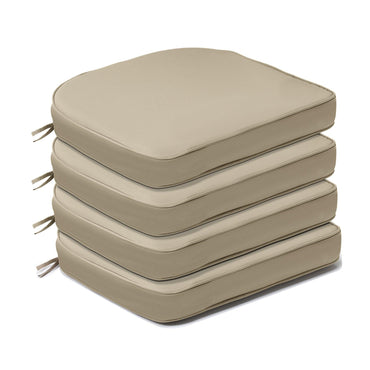 Outdoor Chair Cushion Soft and Fade-resistant Polyester Khaki Aoodor