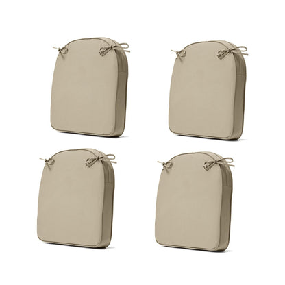 Outdoor Chair Cushion Soft and Fade-resistant Polyester Khaki Aoodor
