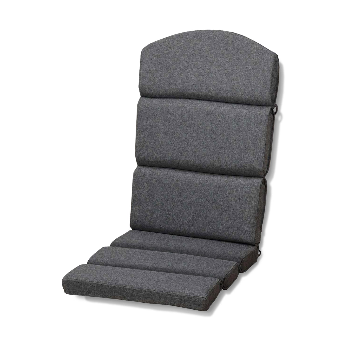 52x20x2.5 inch Patio High-Back Adirondack Chair Cushions - Charcoal