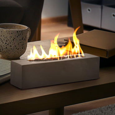 Portable Tabletop Fire Pit - Indoor/Outdoor Mini Fireplace for Balcony, Patio Decor Tool Aoodor LLC   