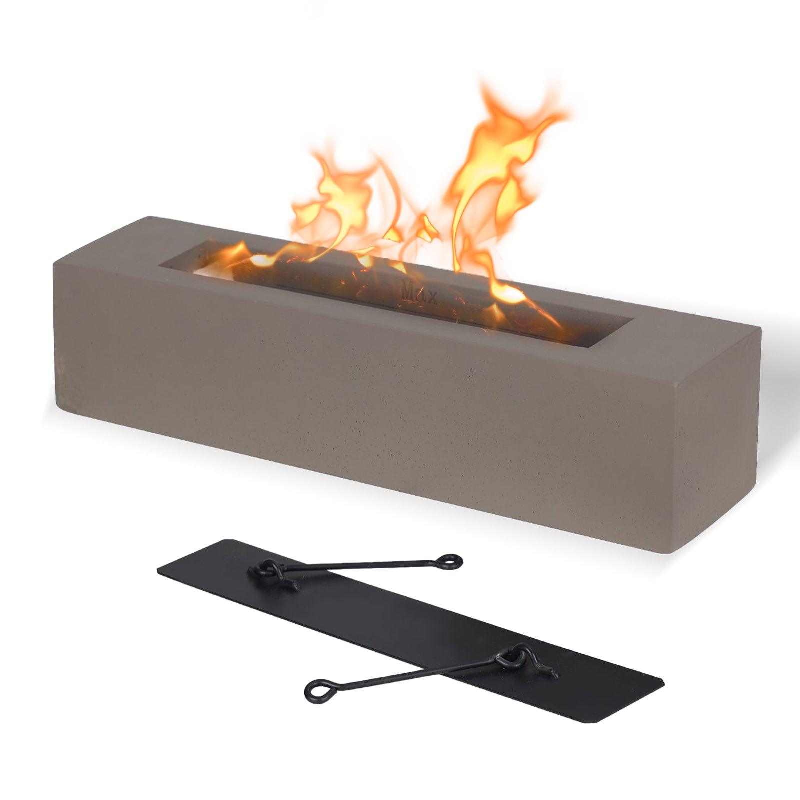 Portable Tabletop Fire Pit - Indoor/Outdoor Mini Fireplace for Balcony, Patio Decor Tool Aoodor LLC   