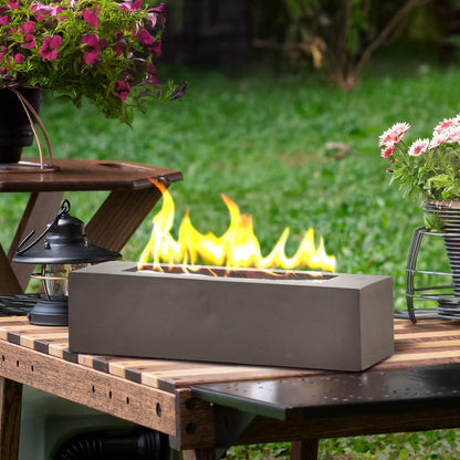 Portable Tabletop Fire Pit - Indoor/Outdoor Mini Fireplace for Balcony, Patio Decor Tool Aoodor LLC   