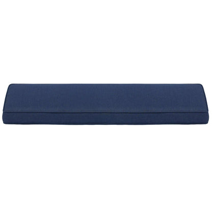 Patio Bench Cushion 46.5” x 17.5” x 3” CUSHION Aoodor Dark Blue
