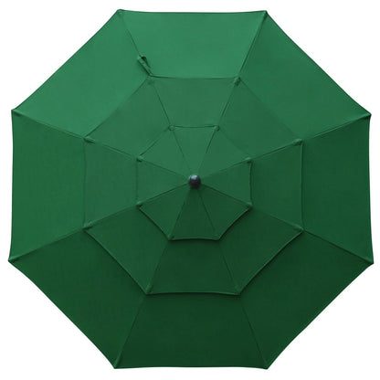 3 Tier 10ft. Patio Umbrella - Market Umbrella with Crank (No Base) Patio Umbrella Aoodor