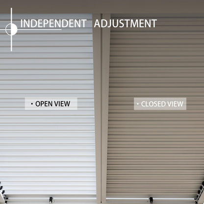 20 x 10 ft. Outdoor Aluminum Louvered Pergola Sun Shade Shelter with Adjustable Panels- White Pergola Aoodor LLC