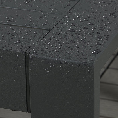 Aluminum Outdoor Coffee Table 39.3"x24.8"x16.1" - Stylish and Durable Addition to Your Outdoor Space Furniture Aoodor LLC   