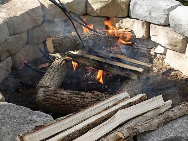 28''/32''/36''Round Spider Wagon Wheel Firewood Grates, Heavy Duty Fire Pit Grate Tool Aoodor   