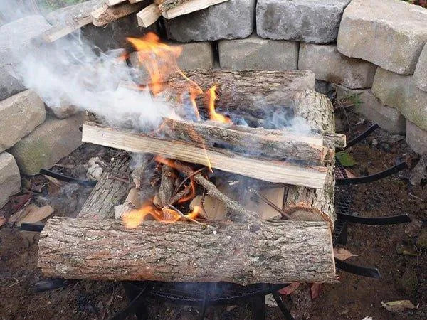 28''/32''/36''Round Spider Wagon Wheel Firewood Grates, Heavy Duty Fire Pit Grate Tool Aoodor   