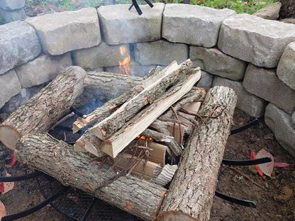 28''/32''/36''Round Spider Wagon Wheel Firewood Grates, Heavy Duty Fire Pit Grate Tool Aoodor   