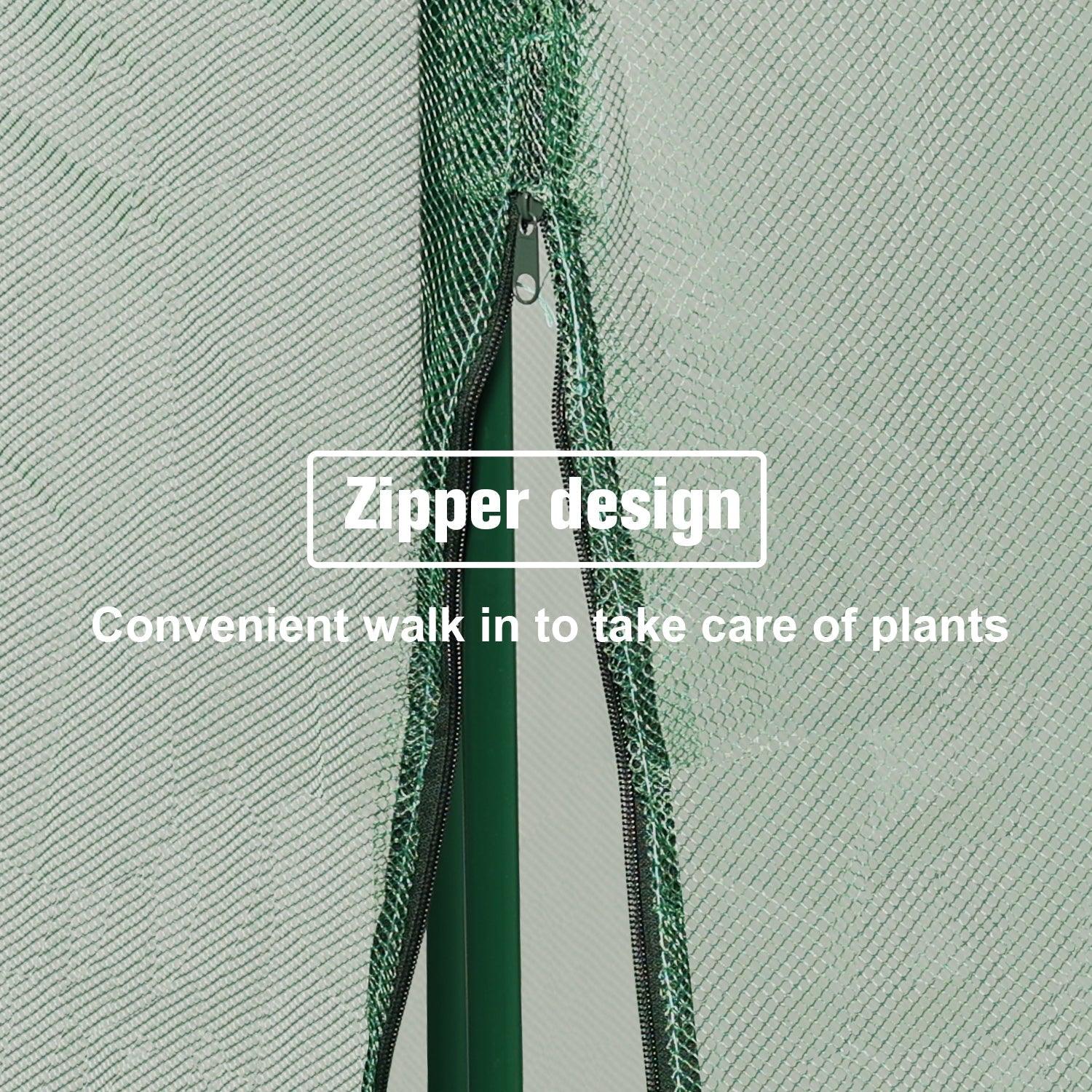 Crop Cage Plant Protection Netting Tent with Zipper for Vegetables Fruits and Plant Greenhouse Aoodor LLC