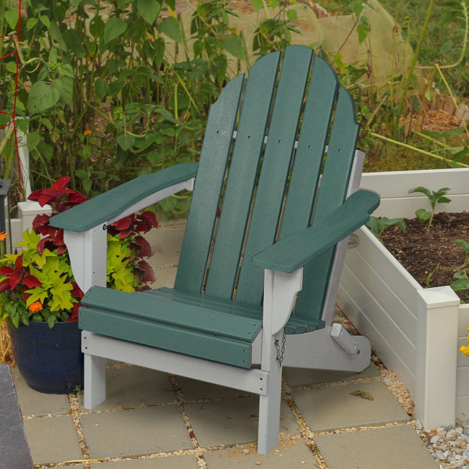 Folding Adirondack Chair 31.5'' (L) x 28.74'' (W) x 37'' (H) Furniture Aoodor