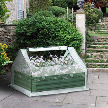 Greenhouse With Raised Garden Beds Greenhouse Aoodor