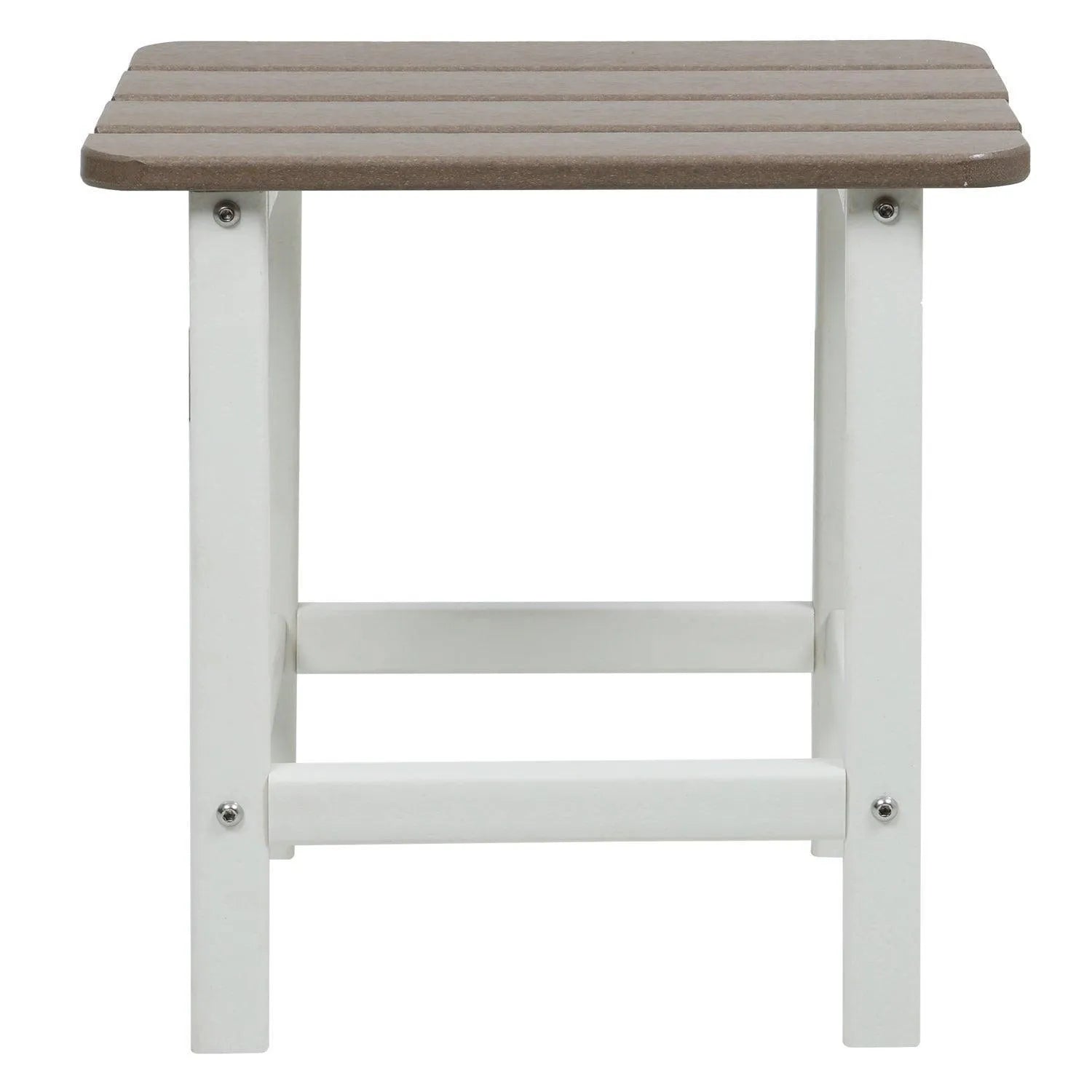 Outdoor Side Table, Square Adirondack Patio End Table for Patio, Pool, Porch Furniture Aoodor   