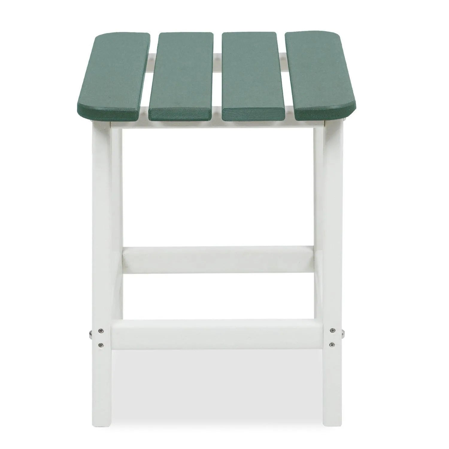 Outdoor Side Table, Square Adirondack Patio End Table for Patio, Pool, Porch Furniture Aoodor   