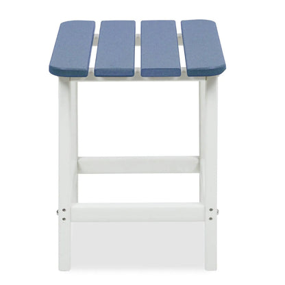 Outdoor Side Table, Square Adirondack Patio End Table for Patio, Pool, Porch Furniture Aoodor   