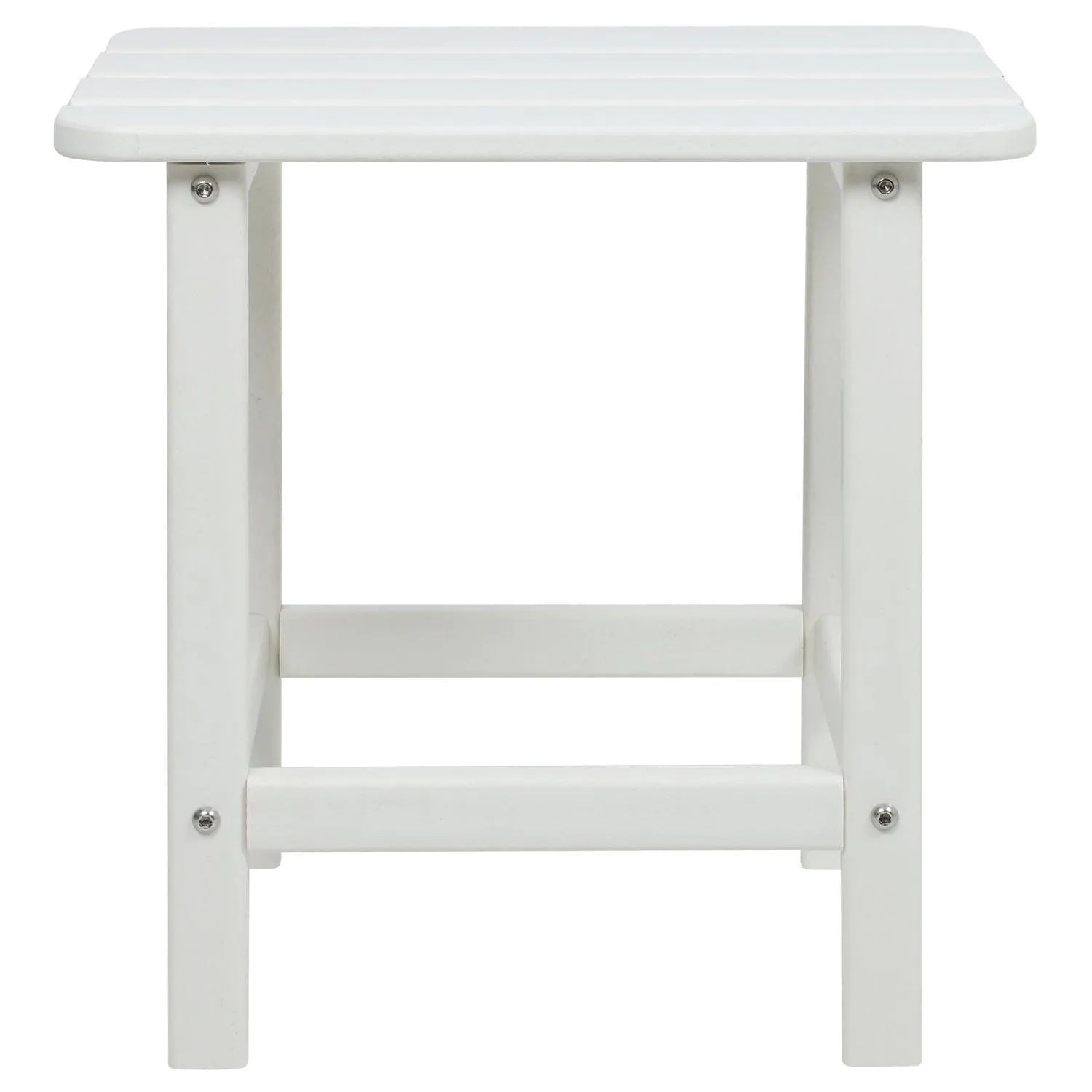 Outdoor Side Table, Square Adirondack Patio End Table for Patio, Pool, Porch Furniture Aoodor   