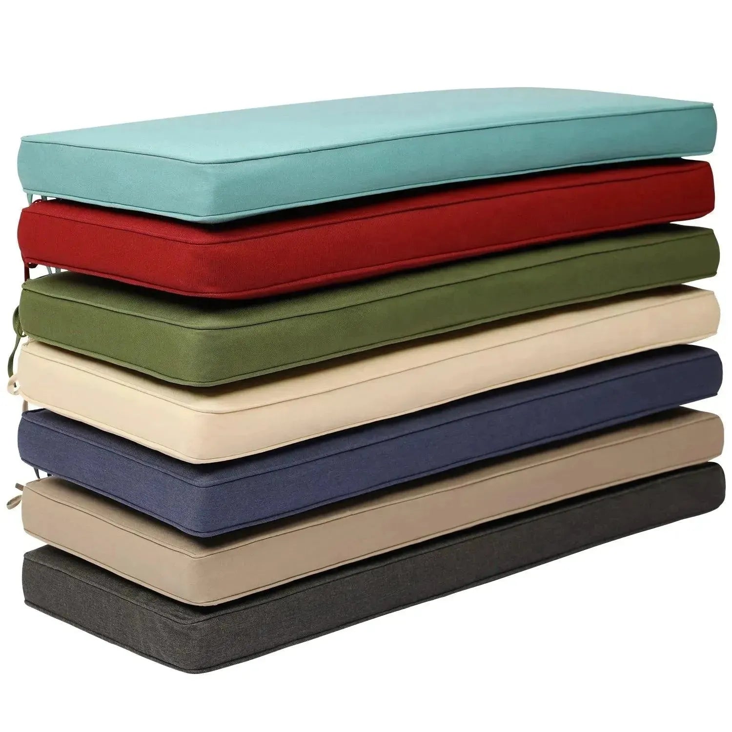 Patio Bench Cushion 46.5” x 17.5” x 3” CUSHION Aoodor