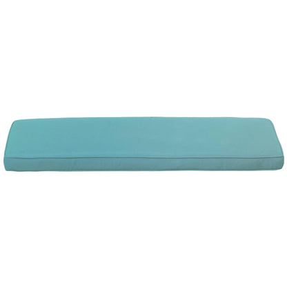 Patio Bench Cushion 46.5” x 17.5” x 3” CUSHION Aoodor Turquoise