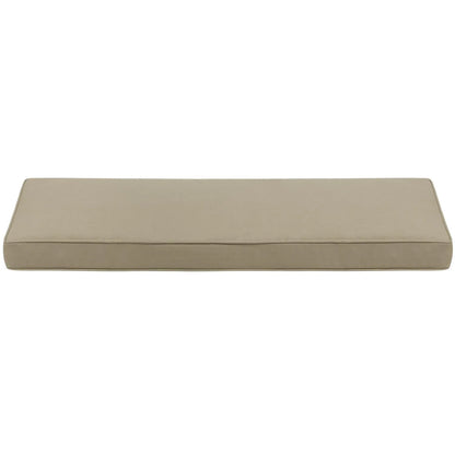 Patio Bench Cushion 46.5” x 17.5” x 3” CUSHION Aoodor Brown