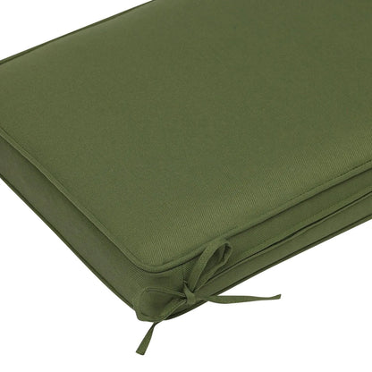 Patio Bench Cushion 46.5” x 17.5” x 3” CUSHION Aoodor