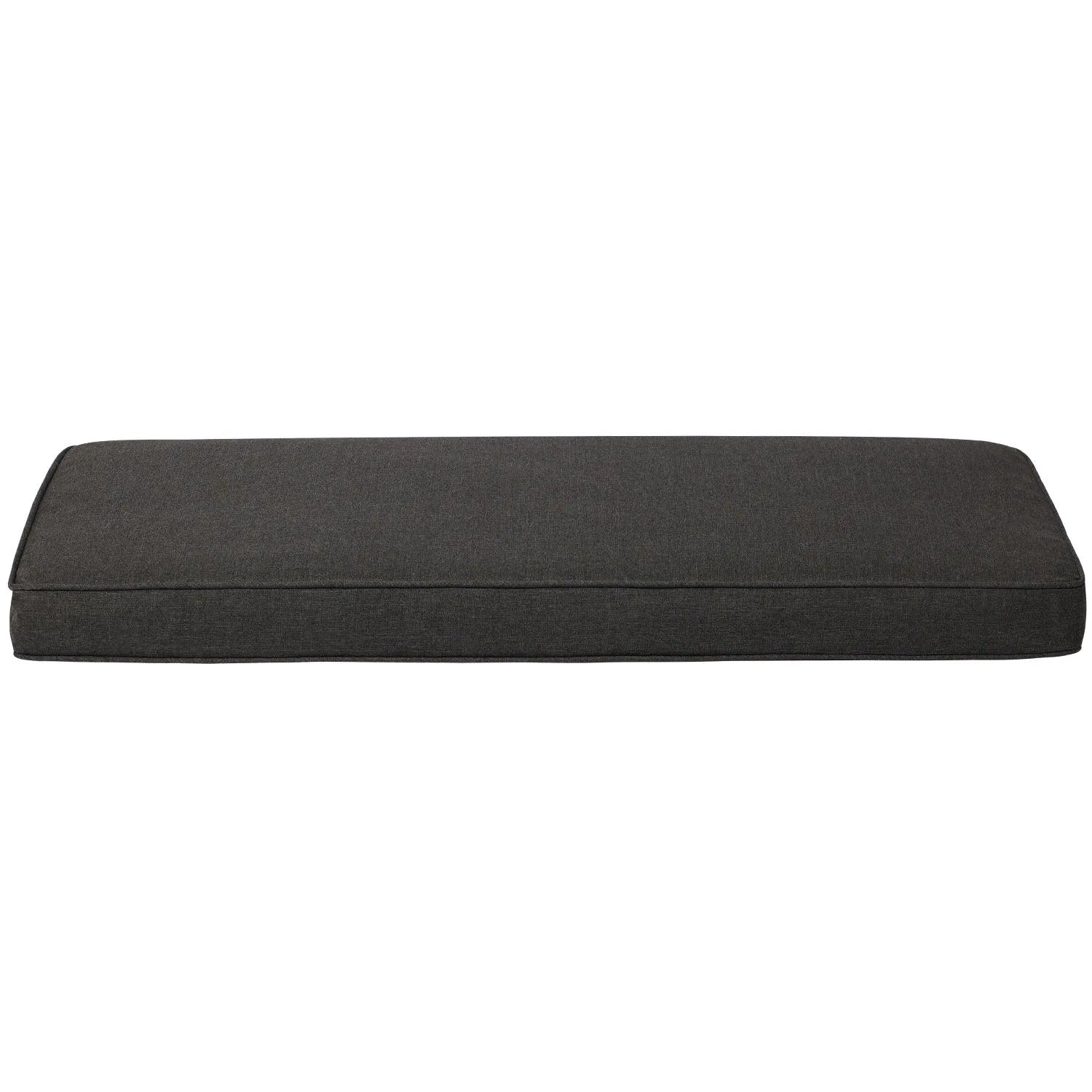 Patio Bench Cushion 46.5” x 17.5” x 3” CUSHION Aoodor Blackish Green