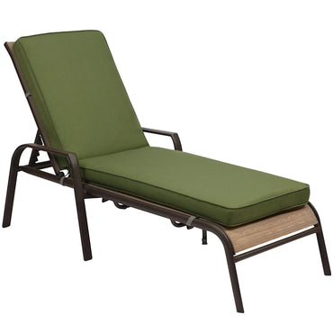 Patio Chaise Lounger Cushions Set of 2, Olefin Fabric, Water-Resistant, 72x21x3 Inches(Only Cushions) CUSHION Aoodor   