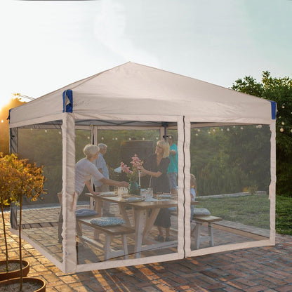 Pop Up Canopy Tent with Removable Mesh Sidewalls Gazebo part Aoodor LLC