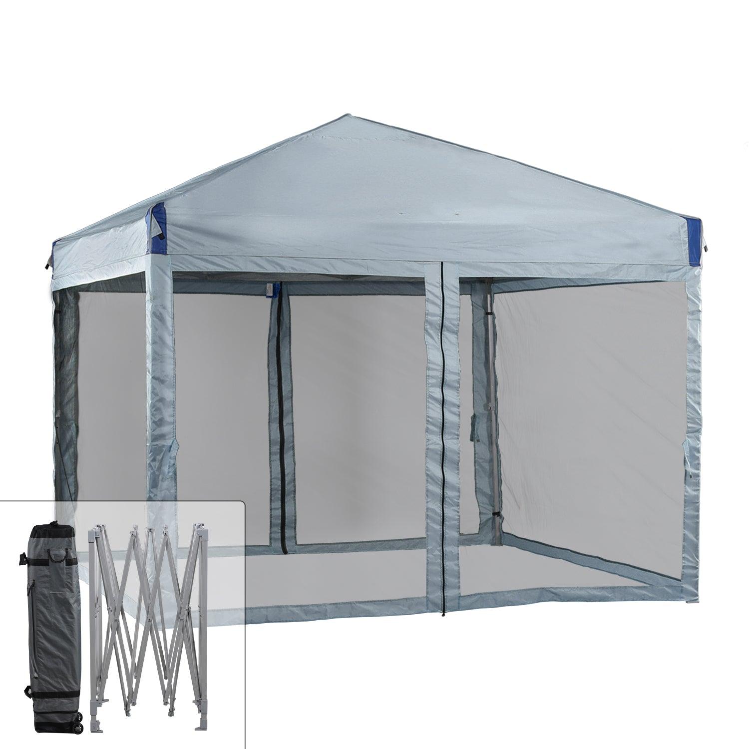 Pop Up Canopy Tent with Removable Mesh Sidewalls Gazebo part Aoodor LLC