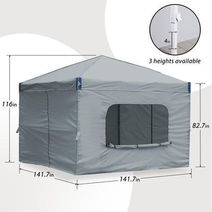 Pop Up Canopy Tent with Removable Mesh Window Sidewalls Gazebo part Aoodor LLC