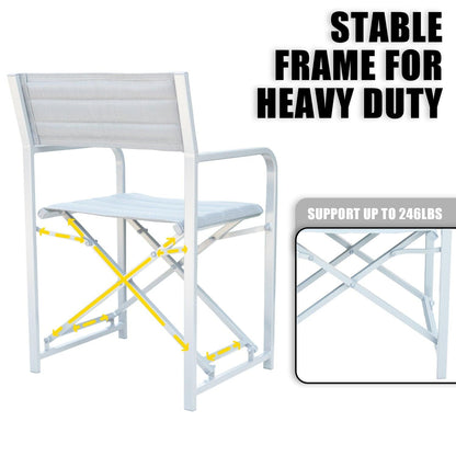 Portable Aluminum Camping Chair Furniture Aoodor LLC