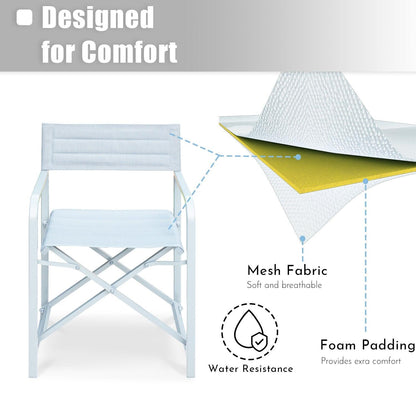 Portable Aluminum Camping Chair Furniture Aoodor LLC